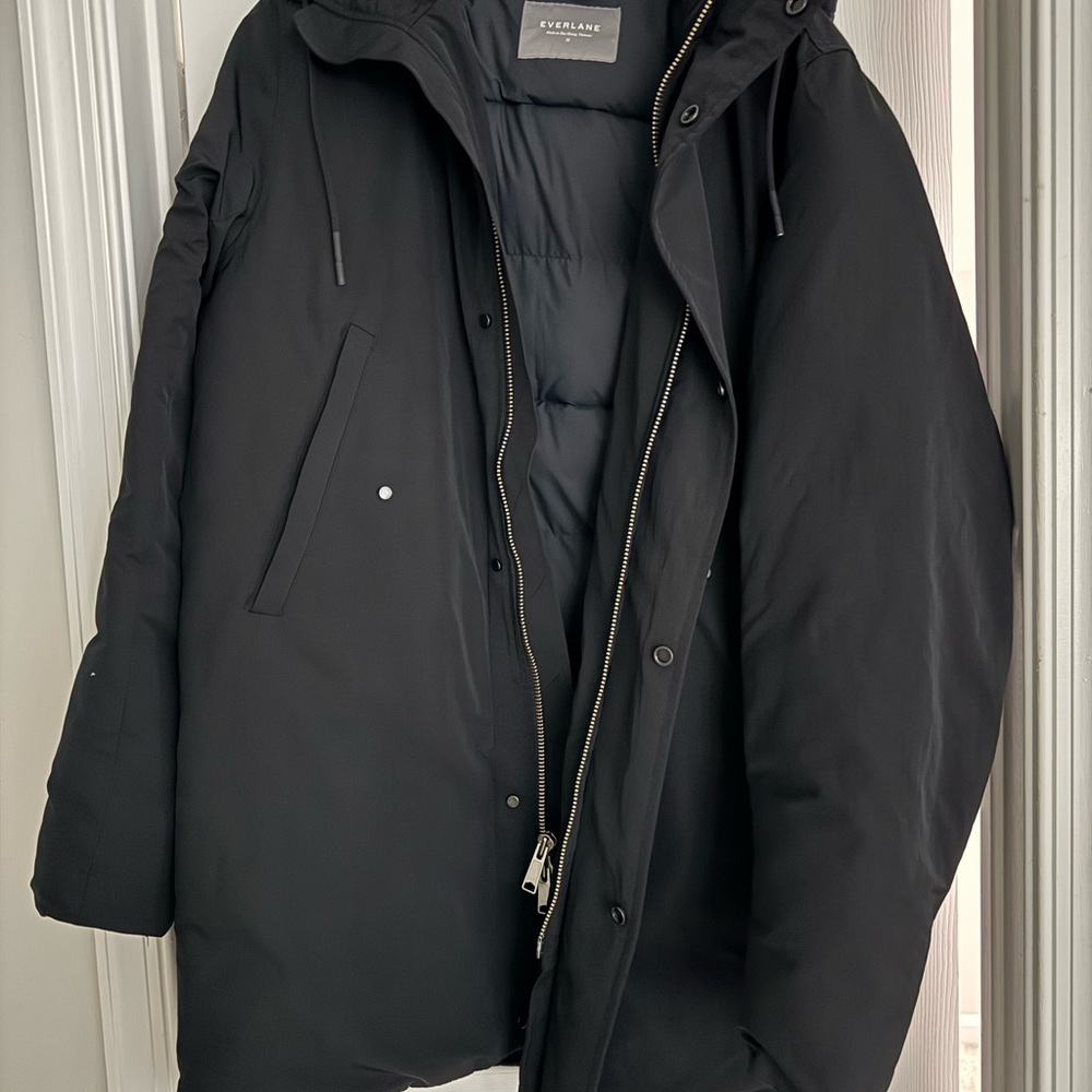 Everlane womens black parka